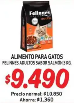 Mayorista 10 Felinnes alimento para gatos adultos sabor salmón oferta