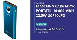 Casa Royal Master-g cargador portatil 10.000 mah oferta