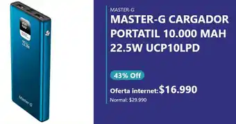 Casa Royal Master-g cargador portatil 10.000 mah oferta