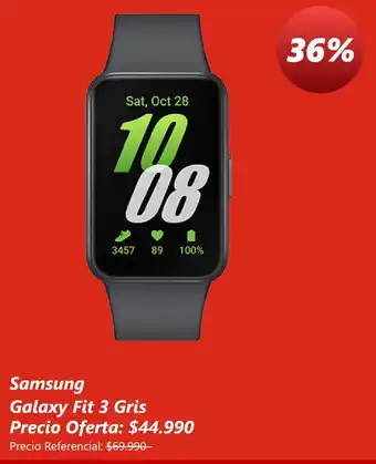 Claro Samsung galaxy fit 3 gris oferta