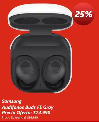 Claro Samsung audífonos buds fe gray oferta