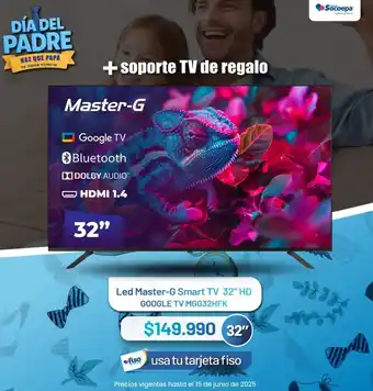 Comercial Socoepa Led master-g smart tv 32" hd oferta