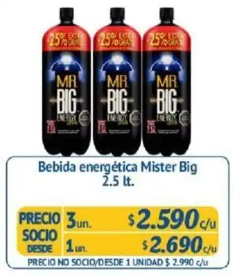 Alvi Bebida Energética Mister Big 2,50lt oferta