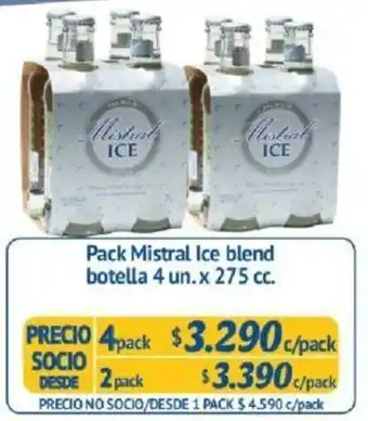 Alvi Pack Mistral Ice Blend Botella 4un. x 275cc. oferta