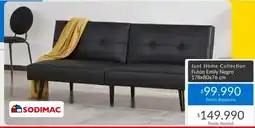 Constructor Sodimac Just home collection futón emily negro oferta