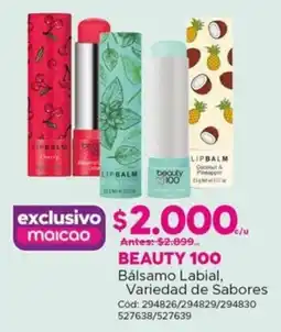 Maicao Bálsamo labial, variedad de sabores oferta