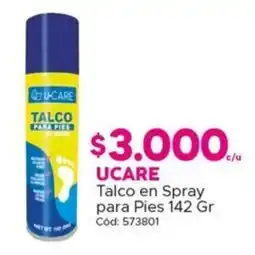 Maicao Ucare talco en spray para pies oferta