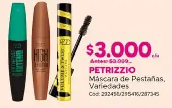 Maicao Petrizzio máscara de pestañas, variedades oferta