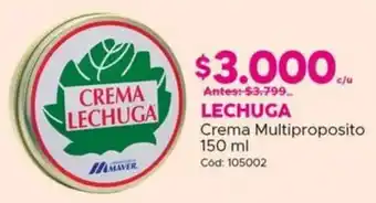 Maicao Lechuga crema multiproposito oferta