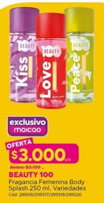 Maicao Fragancia Femenina Body Splash oferta