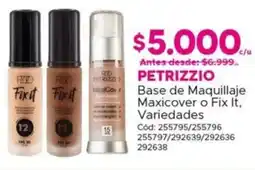 Maicao Petrizz base de maquillaje maxicover o fix it, variedades oferta