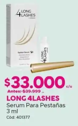Maicao Long 4lashes serum para pestañas oferta