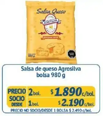 Alvi Salsa de Queso Agrosilva Bolsa 980g oferta