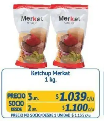 Alvi Ketchup Merkat 1kg oferta