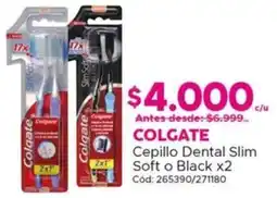 Maicao Colgate cepillo dental slim soft o black oferta