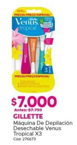 Maicao Gillette máquina de depilación desechable venus tropical oferta