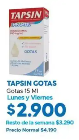 Maicao Tapsin gotas gotas lunes y viernes oferta
