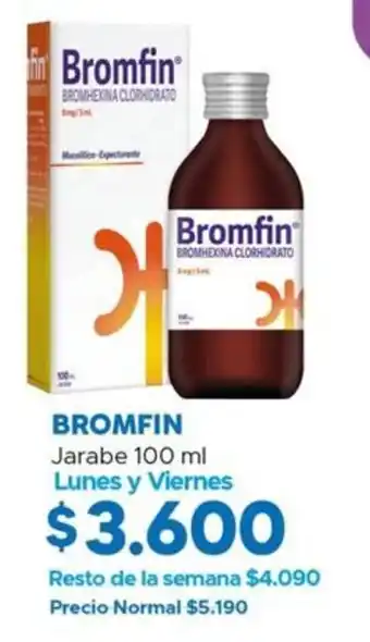 Maicao Bromfin jarabe lunes y viernes oferta
