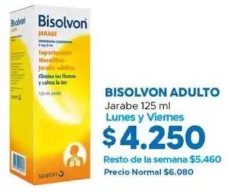 Maicao Bisolvon adulto jarabe lunes y viemes oferta