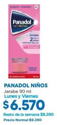 Maicao Panadol niños jarabe lunes y viernes oferta