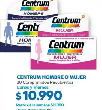 Maicao Centrum hombre o mujer lunes y viernes oferta