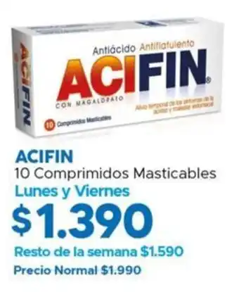 Maicao Acifin masticables lunes y viernes oferta