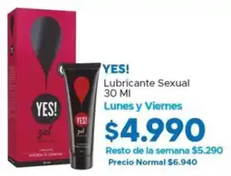 Maicao Yes! lubricante sexual lunes y viernes oferta