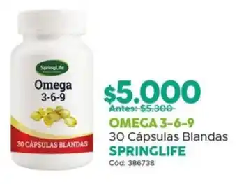 Maicao Omega 3-6-9 blandas springlife oferta