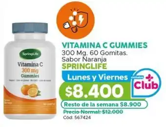 Maicao Vitamina c gummies springlife oferta