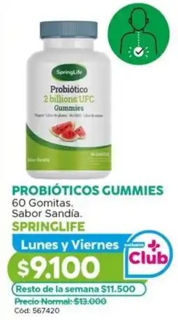 Maicao Probióticos gummies springlife oferta