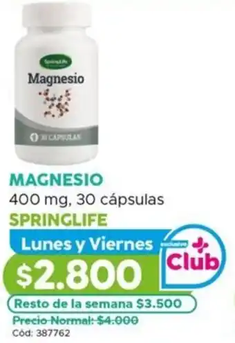 Maicao Magnesio springlife oferta