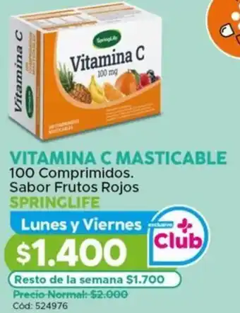 Maicao Vitamina c masticable oferta
