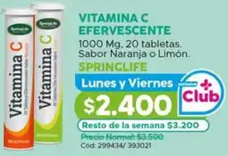 Maicao Springlife vitamina c efervescente oferta