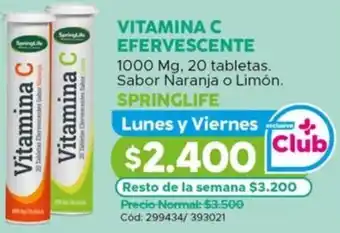 Maicao Springlife vitamina c efervescente oferta