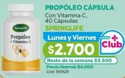 Maicao Springlife propóleo cápsula con vitamina c oferta