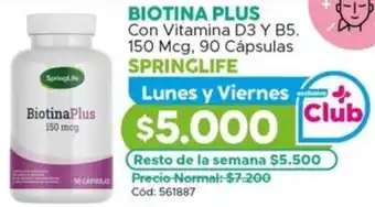Maicao Springlife biotinaplus oferta