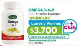 Maicao Springlife omega 3-6-9 oferta