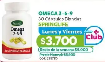Maicao Springlife omega 3-6-9 oferta
