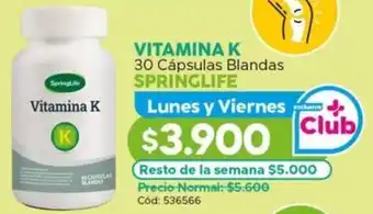 Maicao Springlife vitamina K oferta