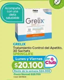 Maicao Springlife grelix tratamiento control del apetito oferta