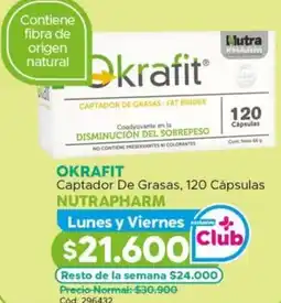 Maicao Nutrapharm okrafit captador de grasas oferta