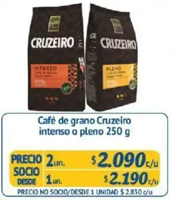 Alvi Café de Grano Cruzeiro Intenso o Pleno 250g oferta