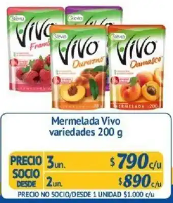 Alvi Mermelada Vivo Variedadesn 2un. 200g oferta