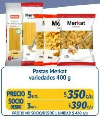 Alvi Pastas Merkat Variedades 3un. 400g oferta