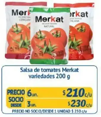 Alvi Salsa de Tomates Merkat Variedades 3un. 200g oferta