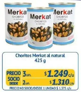 Alvi Choritos Merkat Al Natural 2un. 425g oferta