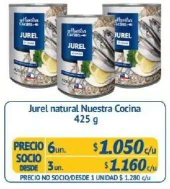 Alvi Jurel Natural Nuestra Cocina 3un. 425g oferta