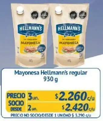 Alvi Mayonesa Hellmann's Regular 2un. 930g oferta