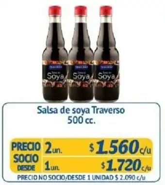 Alvi Salsa de Soya Traverso 1un. 500cc. oferta