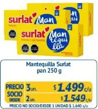 Alvi Mantequilla Surlat Pan 2un. 250g oferta